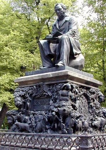 Památník Krylova v Petrohradě